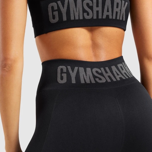 Gymshark Black Flex Seamless Leggings - Picture 2 of 4